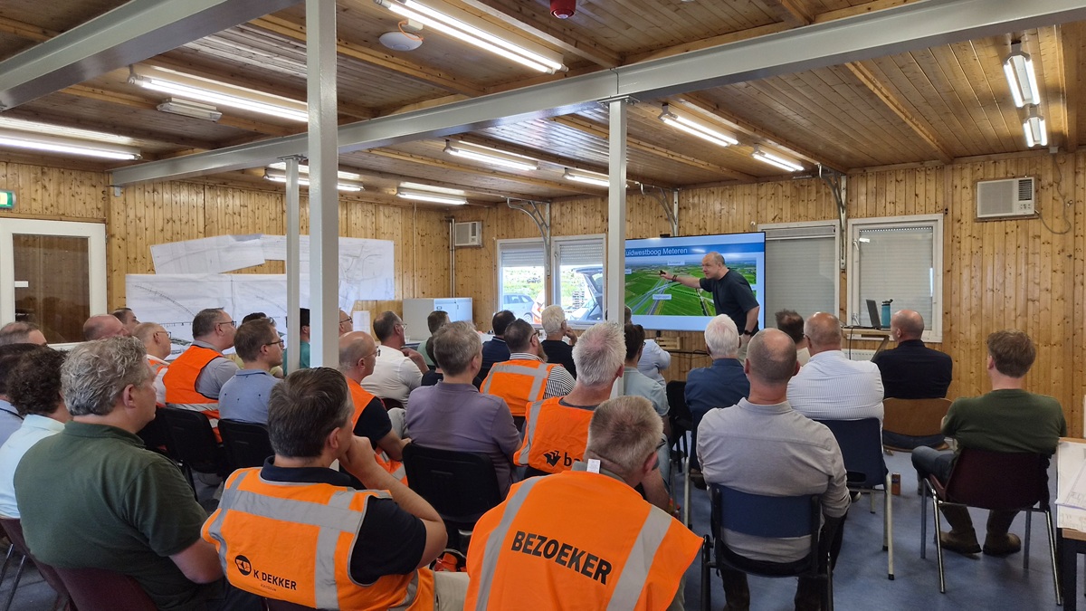 Een van de presentaties tijdens Stubeco-excursie